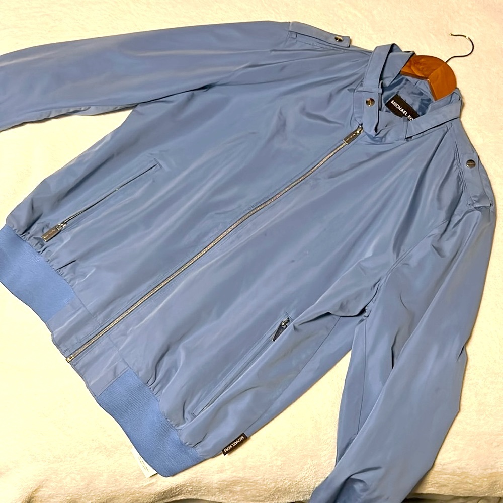 Blue Michael Kors Men’s Bomber Jacket